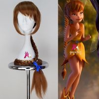 New er Pan Fawn Cosplay Wig 2019 Film Tinker Bell and the Pirate Fairy Long ids Synthetic Hair for +wig cap