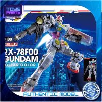 Bandai 1/100 RX-78F00 Gundam (Clear Color) 4573102619341 (Plastic Model) โมเดลกันดั้ม โมเดลหุ่นยนต์ ตัวต่อกันดั้ม หุ่นยนต์กันดั้ม ทำสีเพิ่มเติมได้ Gunpla กันพลา กันดั้ม ของเล่น สะสม Toys Party