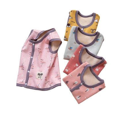 （Good baby store） Toddler Vest 100  Cotton Printed Kids Thick Waistcoats Infant Outerwear Children Baby Boys Girls Clothing Waistcoats 6M-11Y