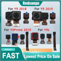 Redsange กล้องด้านหน้าด้านหลังสำหรับ Huawei Y9S/Y9นายก2019/Y9 2019/Y9 2018เล็กด้านหน้าเซลฟี่โมดูลกล้องหันหน้าไปทางด้านหลังชิ้นงอสำหรับเปลี่ยนอะไหล่สำหรับกล้องมองหลังที่มีเครื่องมือ