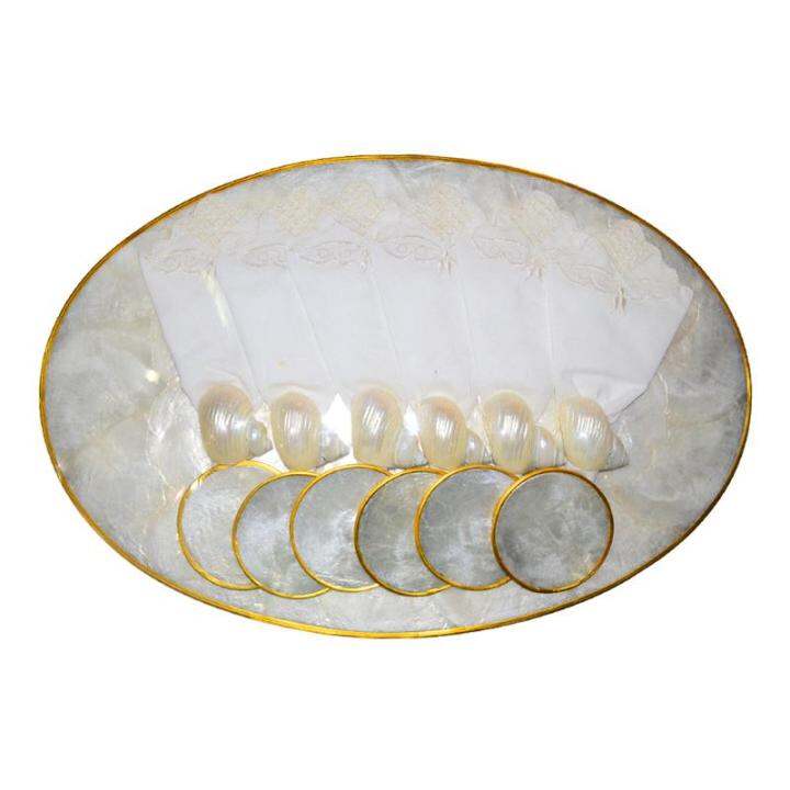Philippine Capiz Placemats Set Lazada PH