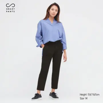 All Purpose Blue Casual Pants With Smart Fit - Ayaany.com