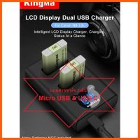 SALE Kingma ที่ชาร์จแบตเตอรี่กล้อง Canon NB-13L G7X G9X LCD display dual USB charger ##กล้องถ่ายรูป ถ่ายภาพ ฟิล์ม อุปกรณ์กล้อง สายชาร์จ แท่นชาร์จ Camera Adapter Battery อะไหล่กล้อง เคส