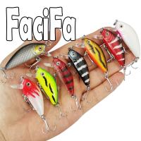 【hot】❀▲❏ 1 or 8 pcs Fishing 50mm 4.2g Topwater Wobbler Jig Bait Crankbait Carp Striped Pesca tackle SwimBait