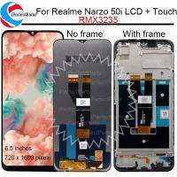 6.5 ต้นฉบับสำหรับ Realme 50I Narzo จอ Lcd พร้อมเทปกาวหน้าจอสัมผัสประกอบ Digitizer สำหรับ Realme Narzo50i RMX3235 LCD