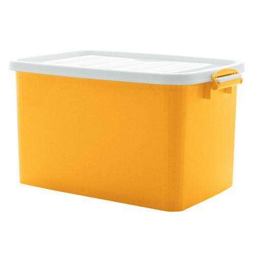 BARI กล่องอเนกประสงค์ ขนาด 100 ลิตร รุ่น 2007 สีเหลือง