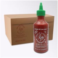 Sriracha Hot Chili Sauce (Huy Fong Rooster) 266 ml x 24 bottles from California USA.