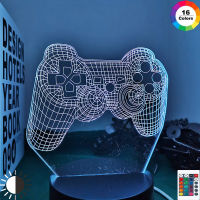 Gaming Room Desk Setup Lighting Decor LED Night Lamp on the table Game Console Icon Logo Sensor Light Gift for Kids Bedside