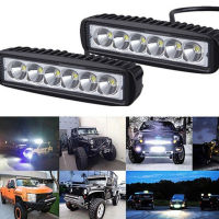 IP67 18W 6000K ไฟ LED ทำงานคุณภาพสูงบาร์ขับรถไฟตัดหมอกสำหรับ off-road SUV รถเรือรถบรรทุกหลอดไฟ Shop