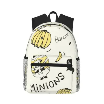 Stylebase Canvas And Pu Kids Minions School Backpack
