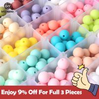 Silicone Beads 12mm 100pc Silicone Baby Teething Beads Food Grade Nursing Chewing Round Teether Silicone Beads Baby Teether