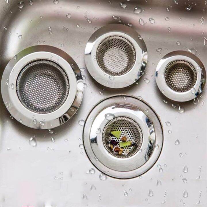【CC】 Kitchen Sink Filter Floor Drain Steel Bathtub Hair Extension Plug
