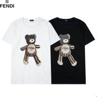2021ฤดูร้อนเดิม Fendis สำหรับทั้งหญิงและชายเสื้อคุณภาพสูงผ้าฝ้าย100% Unisex แฟชั่น Wild การพิมพ์จดหมายแบบไม่เป็นทางการ