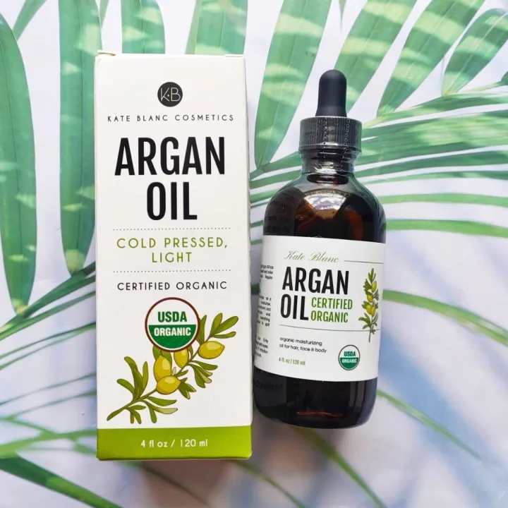 น้ำมันอาร์แกนสกัดเย็น USDA Certified Organic Moroccan Argan Oil 120mL ...