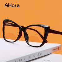 【ใช้บังคับ】 Ahora Bifocal O Versize Cateye แว่นอ่านหนังสือผู้หญิงแว่นตาเฟรมใกล้แอมป์; สายตาสั้นออปติคอล Presbyopic แว่นตา1.50 2.50