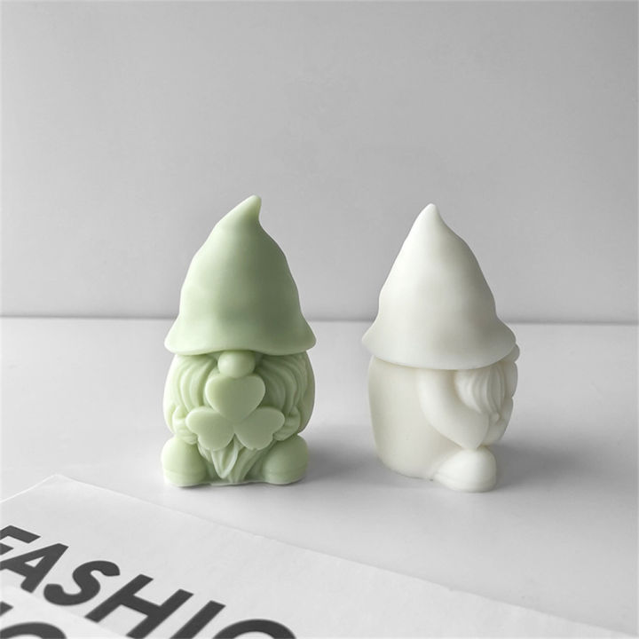 silicone-mould-diffuser-stone-mould-candle-mould-diy-handmade-tools-dwarf-faceless-old-man-clover