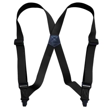 Adjustable Elastic Hip-Clip Suspenders for Men Side Clip Style 3.5cm Wide  Heavy Duty Big Tall Trouser Braces Strap Belt Dad Gift