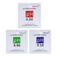 3/5/15Pcs PH Buffer Powder 4.00 6.86 9.18 ORP Calibration Powder 256mv 25c Correction Solution Powder สำหรับการทดสอบวัด