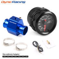 Dynoracing 2 52MM Car 7 Colors Led Water Temperature Gauge 40-140 Celsius High Speed With Water Temp Joint Sensor Adapter