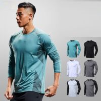 Men gym fitness shirt sportswear male gym running shirt basketball jerseys training shirt casual shirt