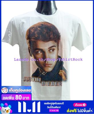 เสื้อวง JUSTIN BIEBER จัสติน บีเบอร์ ไซส์ยุโรป เสื้อยืดวงดนตรีร็อค เสื้อร็อค  JBR8120 ลายเต็มเกือบOVP