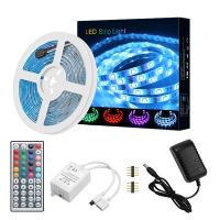 5M 10M 2835 5050 Led Strip DC 12 V RGB Flexible Tape Led Ribbon Led Strip Light With IR Remote For Home Kitchen Christmas Party LED Strip Lighting