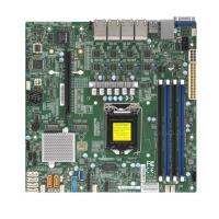 1Pcssupermicro X11SCM-LN8F ทางเดียว LGA1151แปด-พอร์ต Gigabit M-ATX มาเธอร์บอร์ดเซิร์ฟเวอร์พร้อมสมาร์ทสวิตซ์ X11SCL