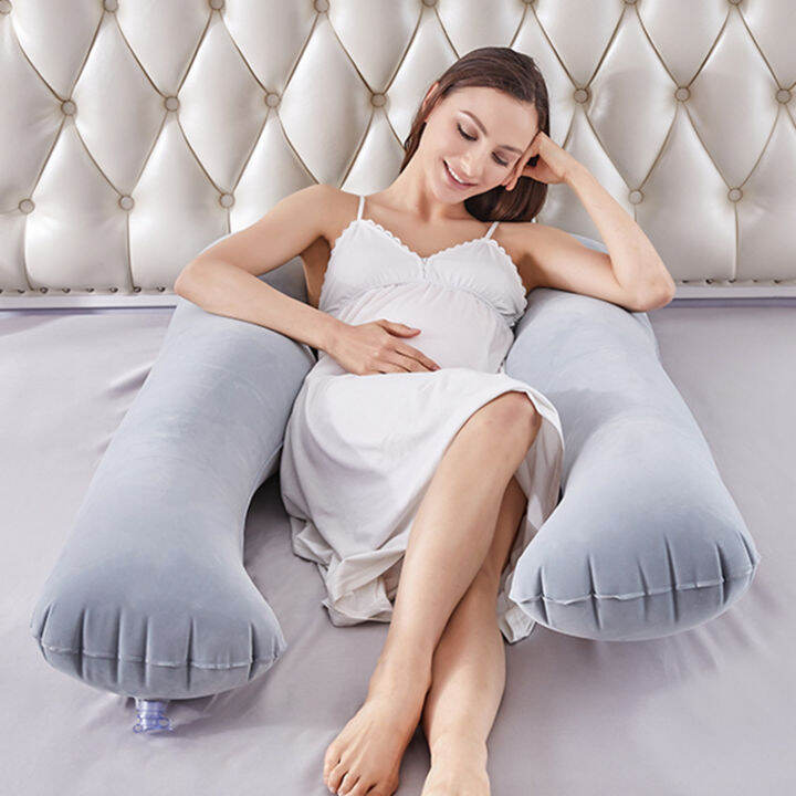 inflatable-pillow-u-shape-sleeping-support-pillow-comfortable-maternity-belt-pregnancy-pillows-side-sleeper-cushion-bedding