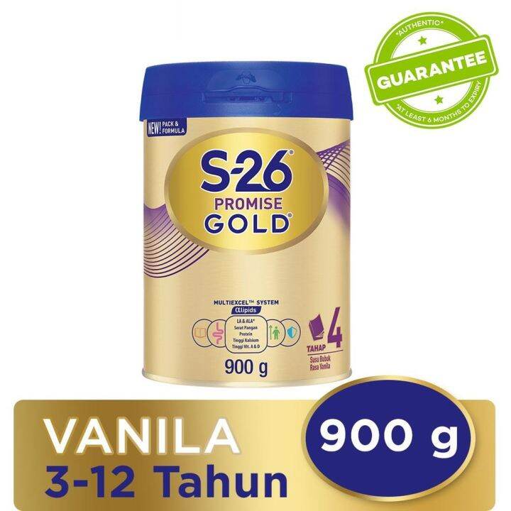 S26 Promise Gold Tahap 4 900gr - Susu Pertumbuhan anak usia 3 tahun ke ...