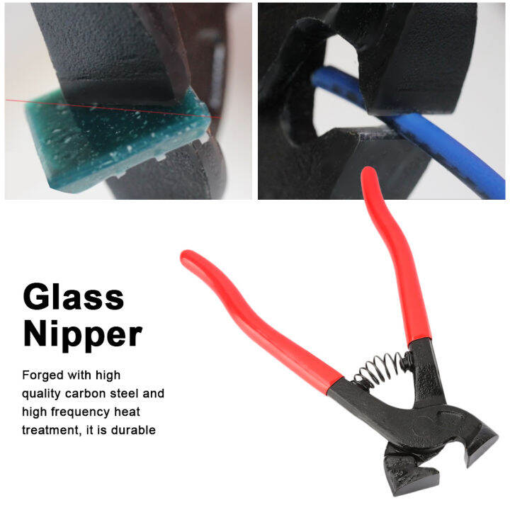 Glass Nipper Glass Cutting Nipper Ergonomic Comfortable Wrap Handle for