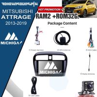 MITSUBISHI ATTRAGE 2013-2020 จอแอนดรอยตรงรุ่น MICHIGA เครื่องเสียงรถยนต์