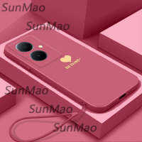 สีทึบ Vivo แบบตรงขอบลายรักเคสโทรศัพท์เบาบาง V29