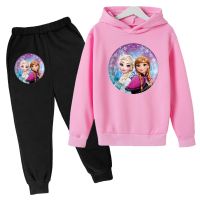 【CC】 Frozen Kids Clothing Boys Children Cotton Hoodies 2pcs Set Toddler Tracksuit