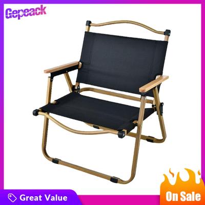 Gepeack เก้าอี้เฟอร์นิเจอร์นอกอาคารแบบพกพาเก้าอี้พับตั้งแคมป์สำหรับการล่าชายหาด