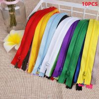 ►❁ 10Pcs/Set Random Color 20cm Nylon Closure Zippers Sewing Tailoring Accessories Trouser Zippers For Coil Laundry Hood Zipper