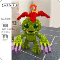 SC 5005 Anime Digimon Palmon Cactus Digital Monster Pet Animal Model Mini Diamond Blocks Bricks Building Toy for Children no Box