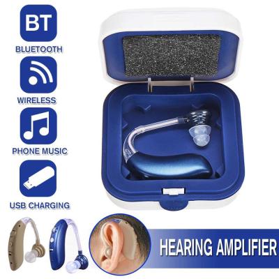 ZZOOI Best Hearing Aids Sound Amplifier Rechargeable Mini Digital Invisible Deaf-Aid Behind The Ear Aid for Aged Health Care audifonos