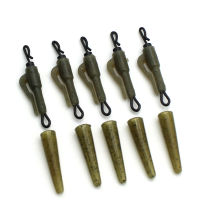 10PCS Carp Fishing Accessories Lead Clip Quick Change Swivel Tail Rubber Anti Tangle Sleeves for Carp Rigs Coarse Fishing Tackle