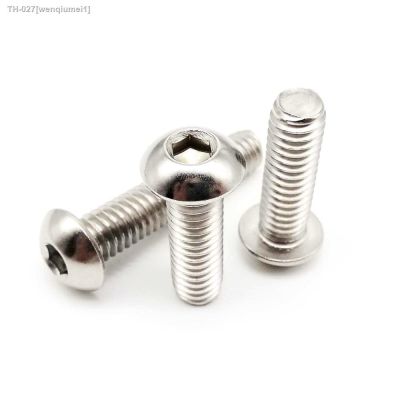 ₪❡□ 10pcs UNC 5/16-18 US Coarse Thread 304 A2-70 stainless steel Allen Hex Hexagon Socket Button Head Round Screw Bolt ISO7380