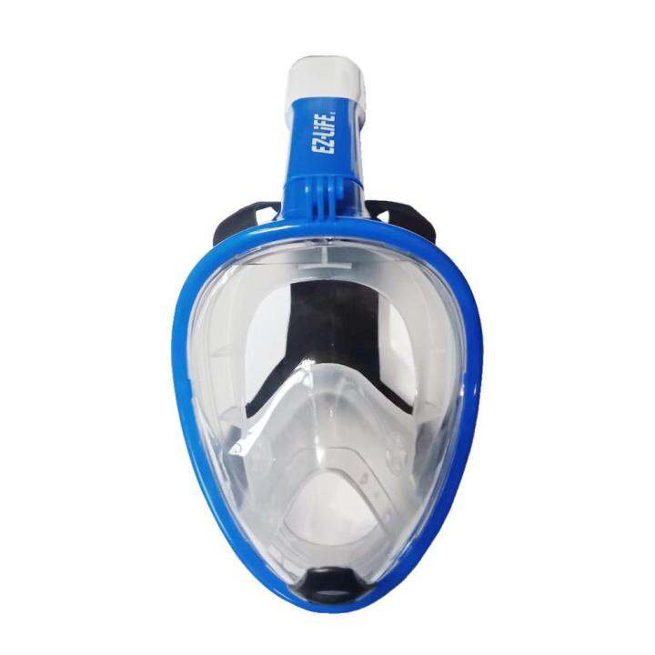 EZ Life Full Face Snorkeling Blue Mask | Lazada PH