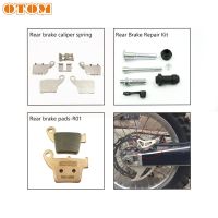 OTOM Motocross Rear Brake Caliper Repair Kit Pad Spring Heat Insulation Sheet For NISSIN HONDA CR250R CRF250X CRF450R Motorcycle