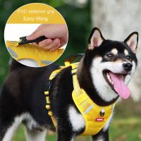 Dog Harness Leash Vest Adjustable Reflective Comfortable And Breathable Safety Walking Harnesses Pets Dogs Accessories Collars