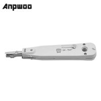 ANPWOO เครื่องมือเจาะลงแบบ LSA-Plus ที่ปรับได้พร้อมเซ็นเซอร์สำหรับโทรคมนาคมโทรศัพท์ RJ11เครือข่าย LAN Cat5แผงกระจายสายไฟ RJ45