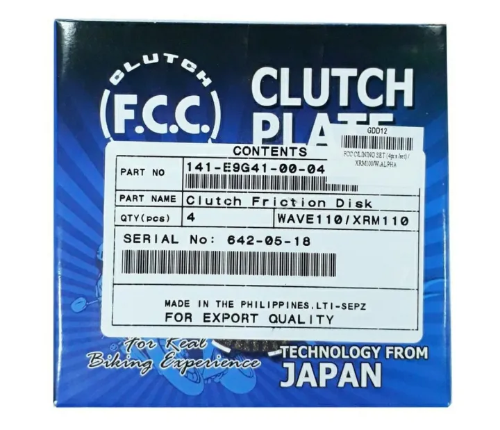 xrm 110 clutch lining
