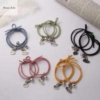 YONIT Charm จี้น่ารักเชือกถักผมเชือกตีระฆังเครื่องประดับรุ้งมิตรภาพ Hairbands กำไลเพื่อนรัก