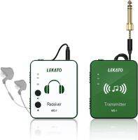 AA LEKATO Wireless In-Ear Monitor  2.4Ghz Wireless IEM  With Transmitter Receiver Automatic For Studio Live (MS-1G)