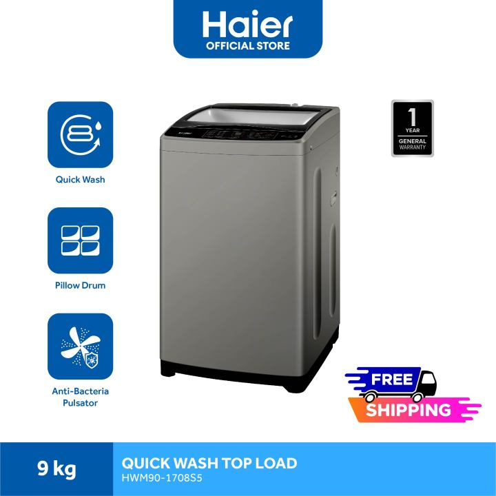 haier washing machine 9kg