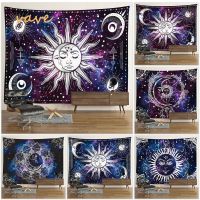 Mandala Tapestry Sun and Moon Tarot Cloth Fabric Large Tapestry Wall Hanging Boho Hippie Interior Dorm Room Decor Aesthetic Knitting  Crochet