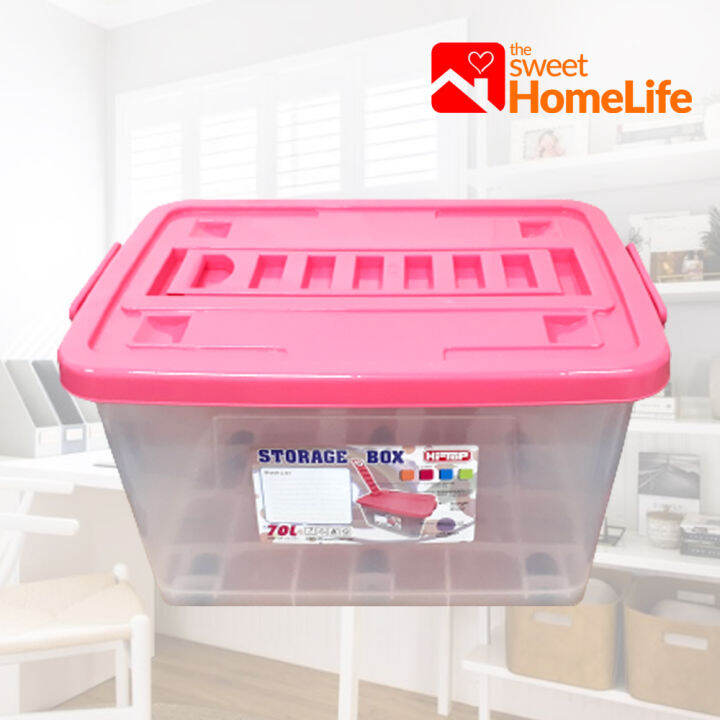 THE SWEET HOMELIFE HITOP Storage Box 70L 2020 Trans/Colored with