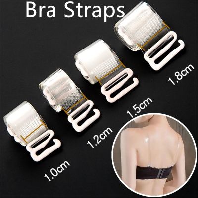 3/5 Pairs Transparent Seamless Underwear Straps Invisible Bra Straps
